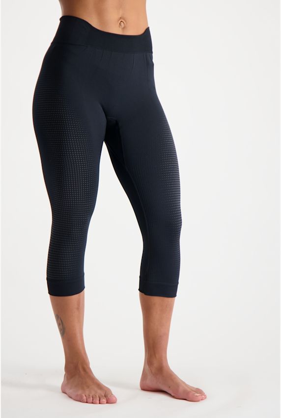 Odlo Performance Warm ECO Damen 3/4 Thermohose Schwarz 4634 1