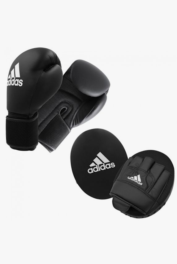 adidas 2-Pack Boxhandschuh + Pratze Schwarz 4238 1