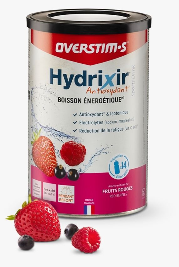 Overstim's Hydrixir Antioxydant Fruits Rouges 600 g boisson en poudre Vert 4536 1