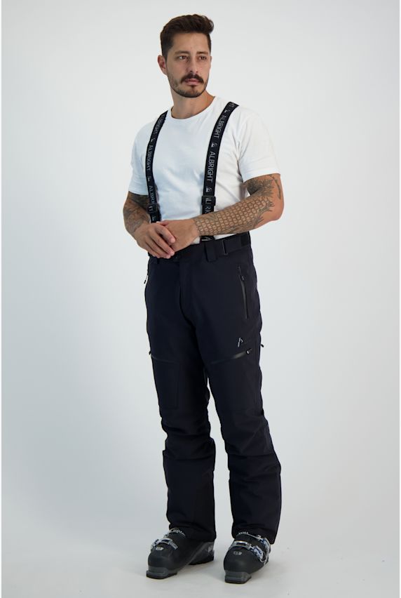 ALBRIGHT Andermatt pantaloni da sci uomo Nero 5924 1