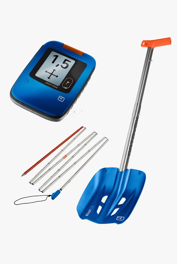 Ortovox Rescue Diract Voice Lawinen-verschüttetensuchgerät (LVS) Set Blau 6185 1
