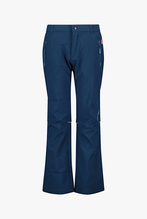 Trollkids Fjell Kinder Softshellhose Blau 6196 1