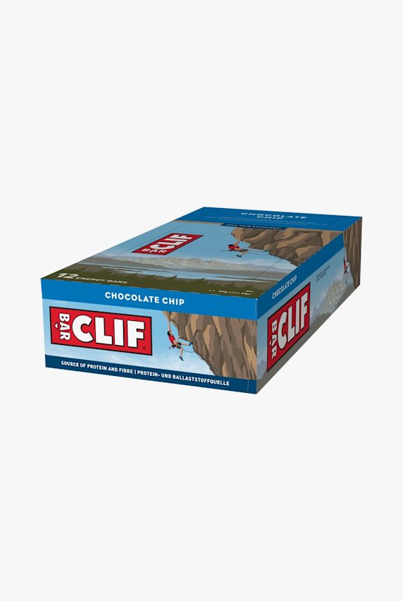 Clif Bar Chocolate Chip 12 x 68 g barre énergétique Bleu 6846 1