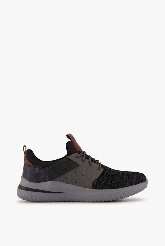 Skechers Delson 3.0 Cicada sneaker uomo Grigio 8614 1
