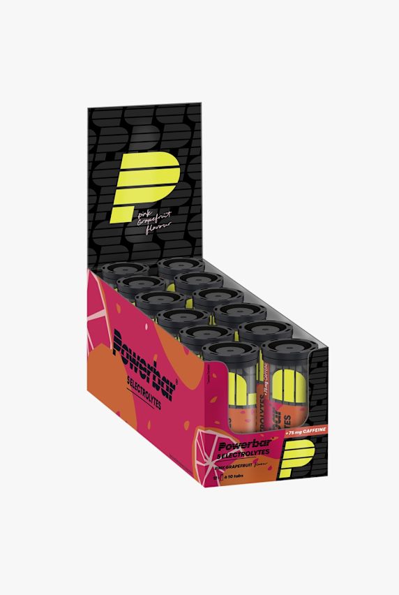 Powerbar 12-Pack Electrolytes Pink Grapefruit 10 x 4.2 g compresse effervescenti Giallo 9711 1