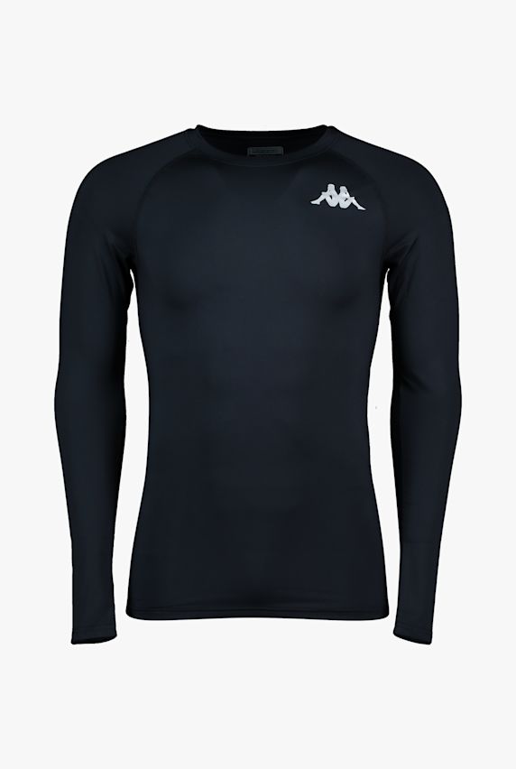 Kappa 4SKIN Kombat Vurbat Herren Thermo Longsleeve Schwarz 10810 1