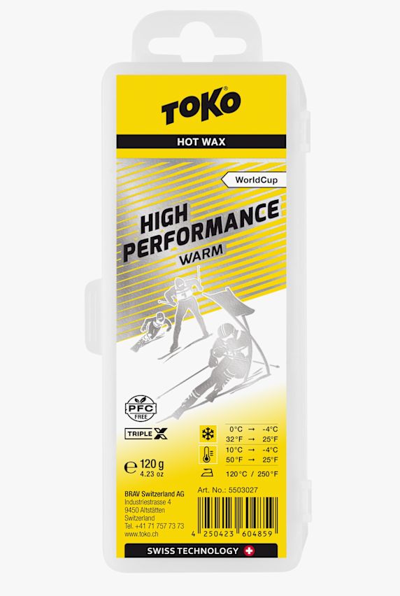 Toko High Performance Hot warm 120 g fart Jaune 12739 1