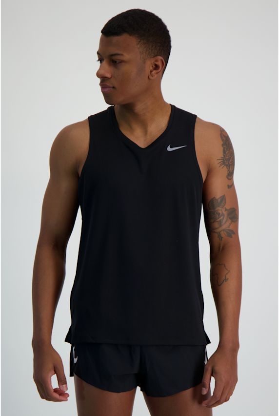 Nike Dri-FIT Miler tanktop uomo Nero 17758 1