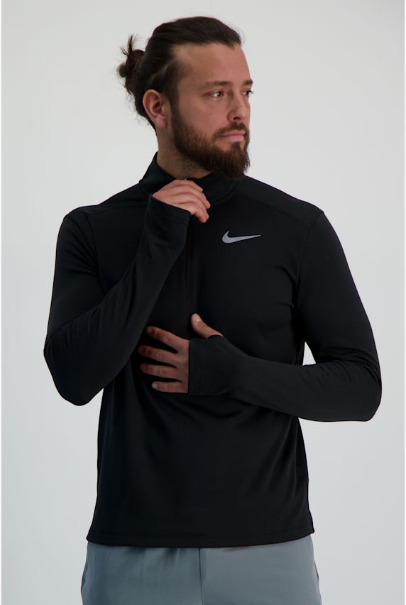 Nike Dri-FIT Pacer longsleeve hommes Noir 17761 1