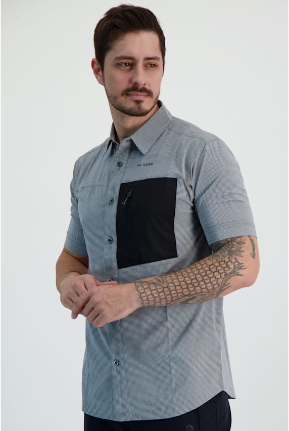 46 NORD chemise de randonnée hommes Bleu 18506 1