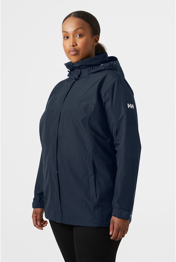Helly Hansen Aden Plus Size giacca impermeabile donna Blu 18969 1