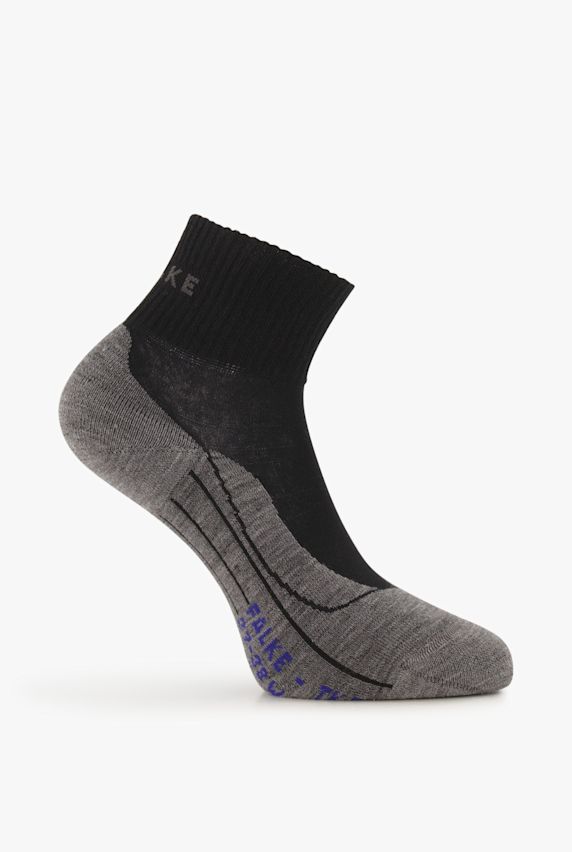 Falke TK5 Cool Short 35-42 Damen Wandersocken Schwarz 55149 1