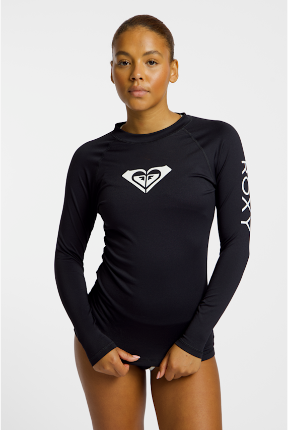 Roxy Whole Hearted 50+ shirt en lycra femmes Noir 20490 1