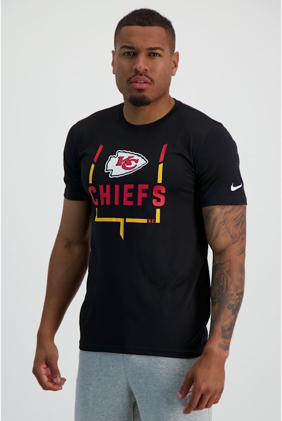 Nike Kansas City Chiefs Legend Goal Post Herren T-Shirt Schwarz 22204 1