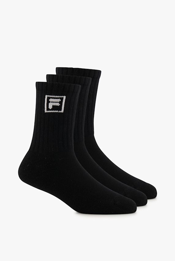 FILA 3-Pack Crew 35-46 chaussettes Noir 21758 1
