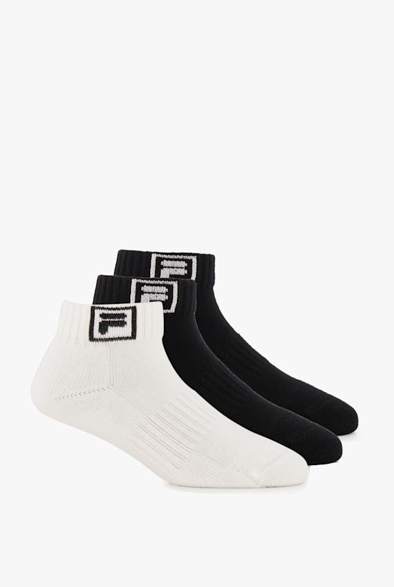 FILA 3-Pack Ankle 27-38 Kinder Socken Schwarz 21753 1