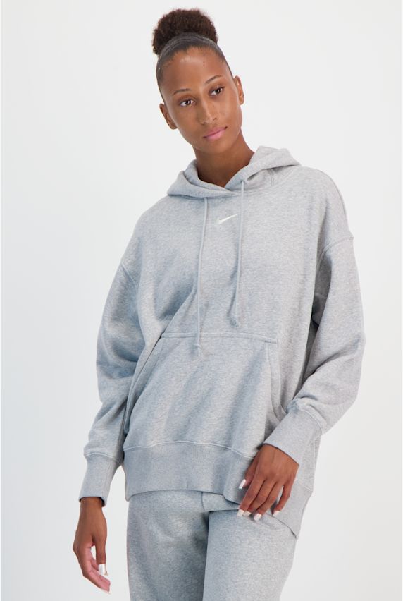 Nike Phoenix Fleece Oversized Damen Hoodie Grau 23176 1
