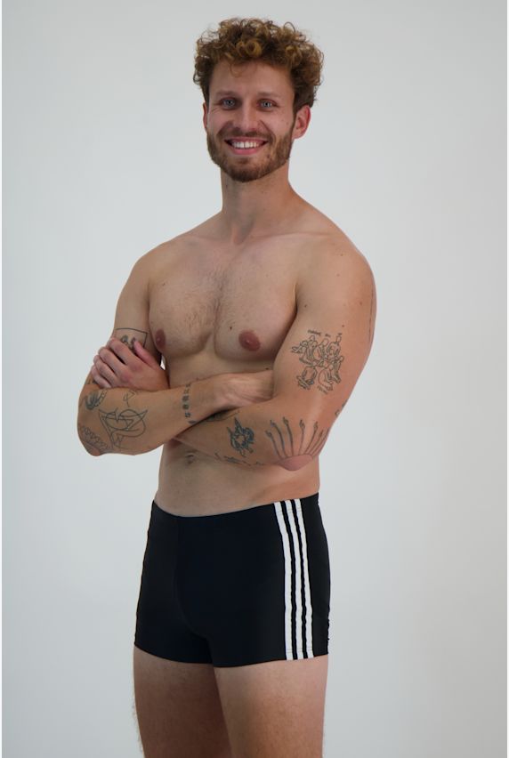 adidas Classic 3-S Boxer Herren Badehose Schwarz 23448 1