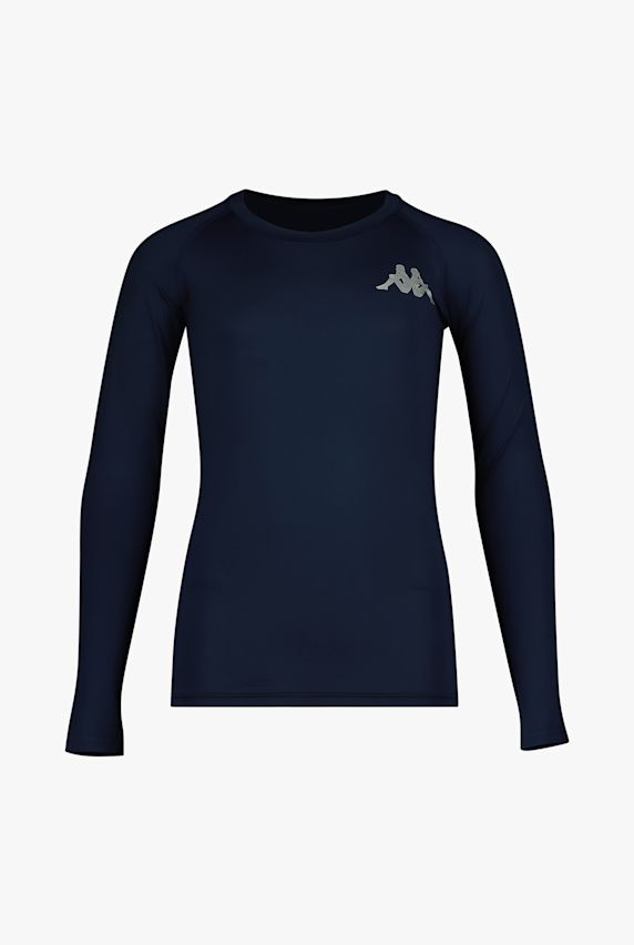 Kappa 4SKIN Kombat Vurbat Kinder Thermo Longsleeve Blau 23931 1