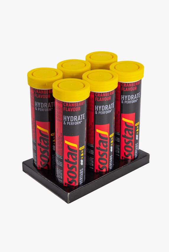 Isostar 6-Pack Iso Hydrate & Perform Cranberry 10 x 12 g compresse effervescenti Viola 24731 1
