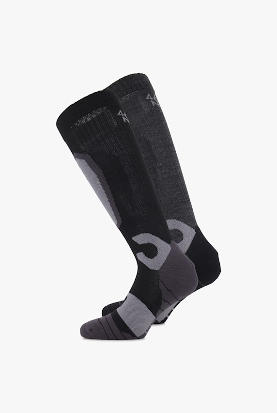 46 NORD 2-Pack 35-47 Herren Skisocken Schwarz 25165 1