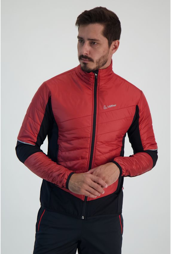 Löffler Hybrid PL60 veste de ski de fond hommes Rouge 25688 1