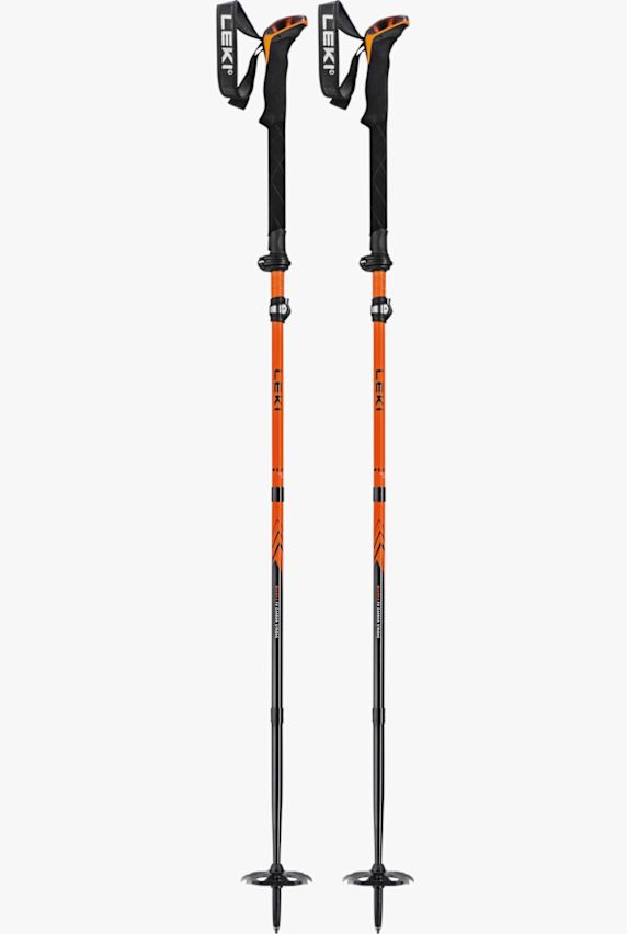 LEKI Sherpa FX Carbon Strong bastone da trekking Arancia 25748 1