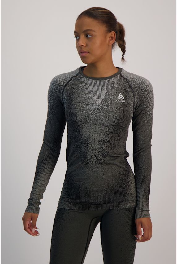 Odlo Performance Blackcomb Warm maniche lunghe termica donna Nero 26337 1