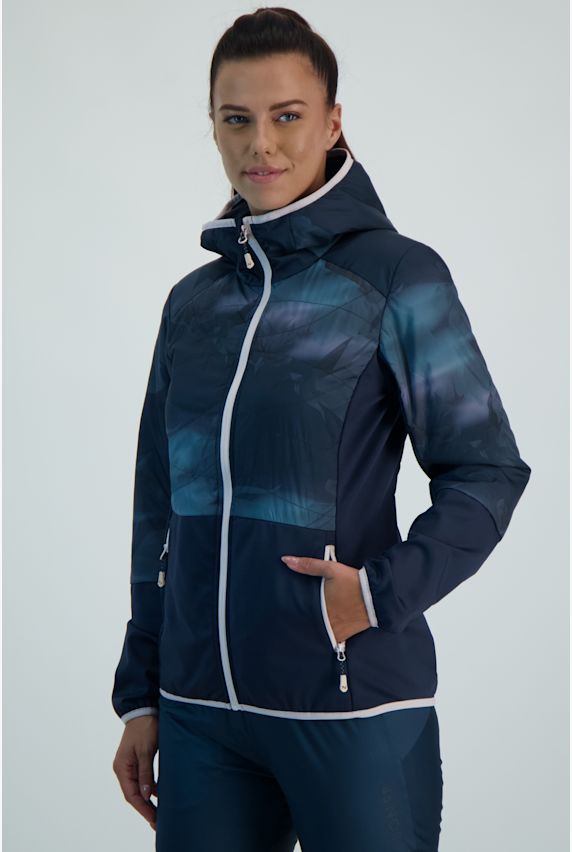 46 NORD Hybrid veste de ski de fond femmes Bleu 26493 1