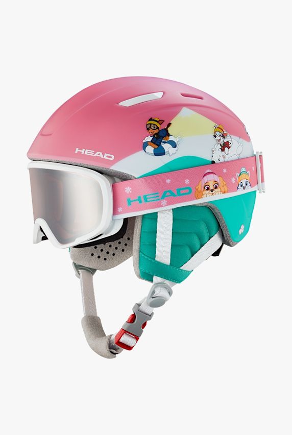 HEAD Maja Paw Kinder Skihelm + Brille Pink 26612 1
