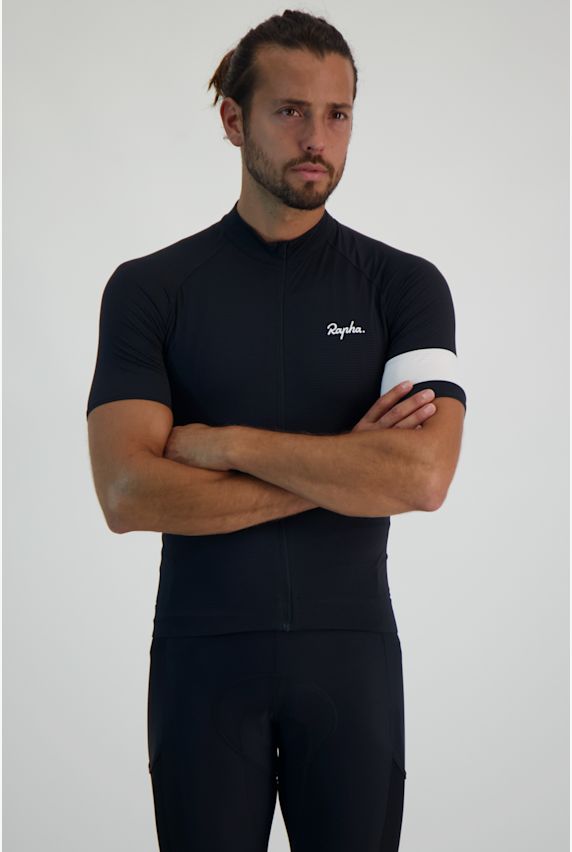 Rapha Core Lightweight maillot de bike hommes Noir 27092 1