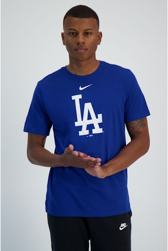 Nike Los Angeles Dodgers Large Logo Herren T-Shirt Blau 28186 1