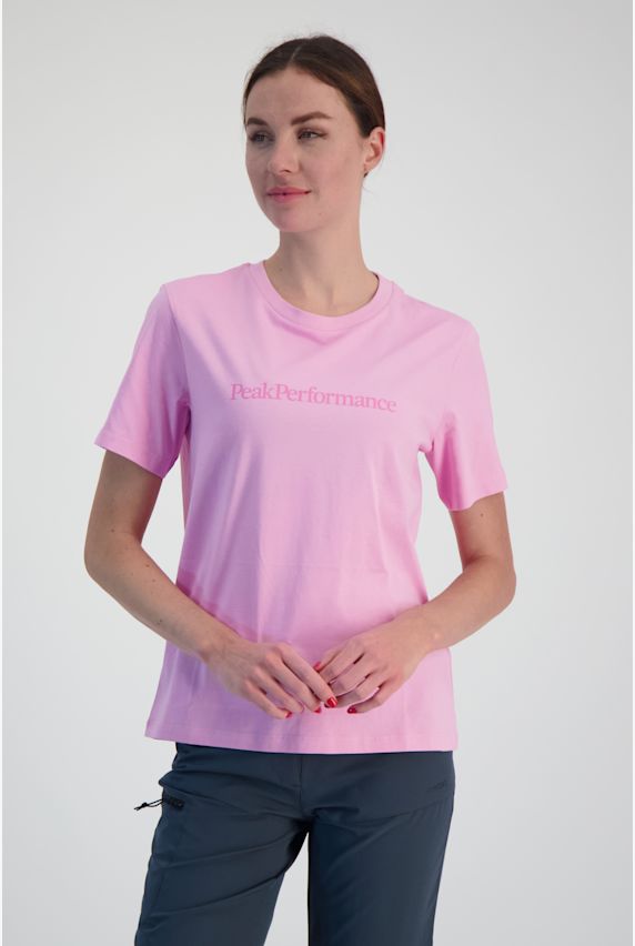 PEAK PERFORMANCE Big Logo t-shirt donna Rosa 28478 1