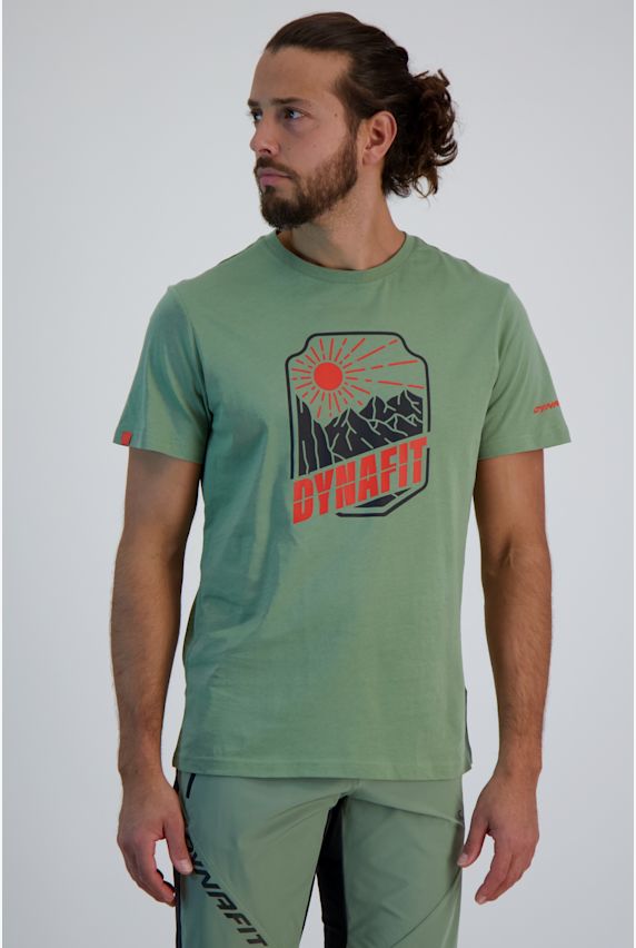 Dynafit Graphic Cotton t-shirt hommes Vert 30209 1