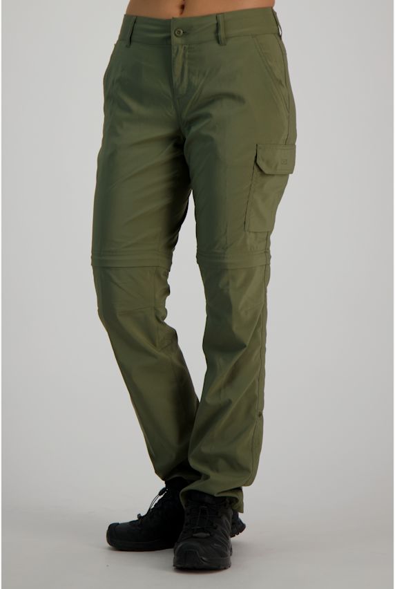 Columbia Silver Ridge Utility™ Convertible Zip-Off Damen Wanderhose Grün 30279 1