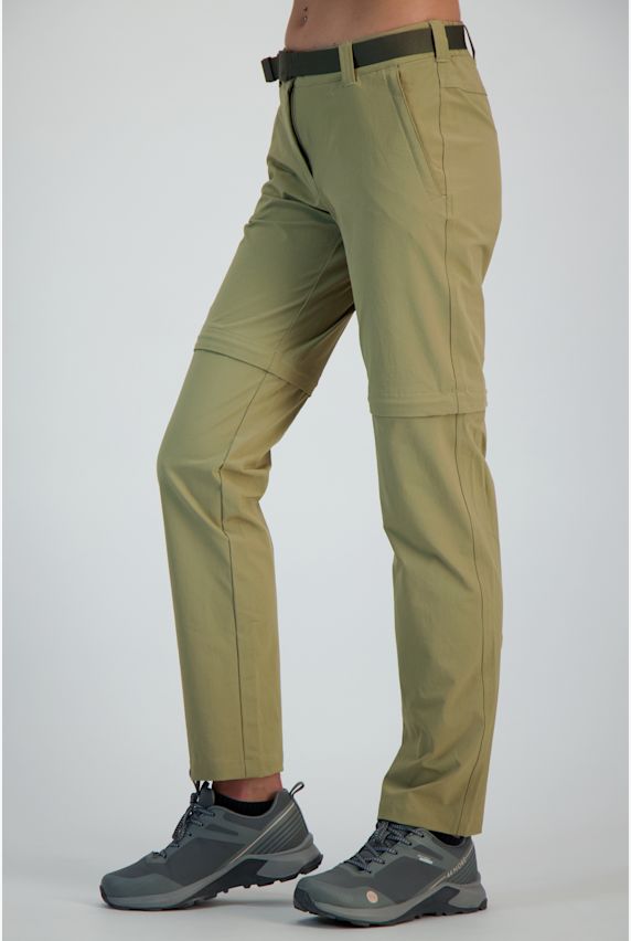 Maier Sports Nata 2 Zip-Off pantaloni da trekking donna Beige 30289 1