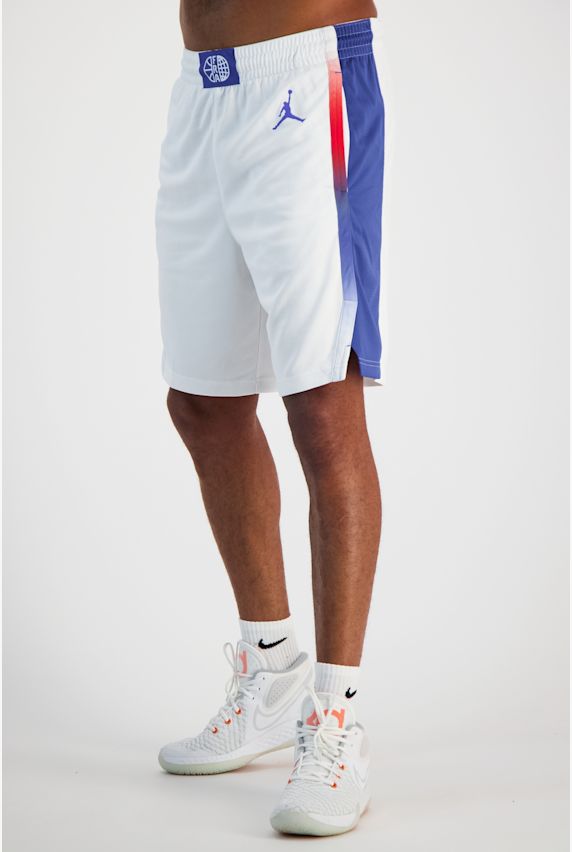 Nike Frankreich Limited Home Herren Basketballshort Weiss 30839 1