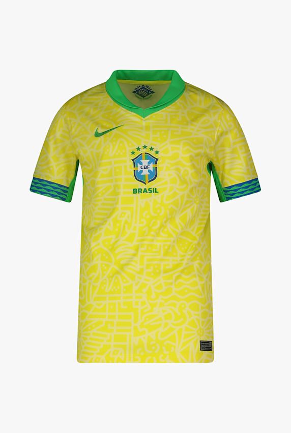 Nike Brasilien Home Replica Kinder Fussballtrikot 2024 Gelb 31055 1