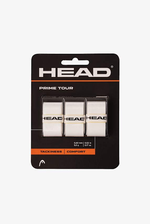 HEAD 3-Pack Prime Tour Overgrip Griffband Weiss 31241 1