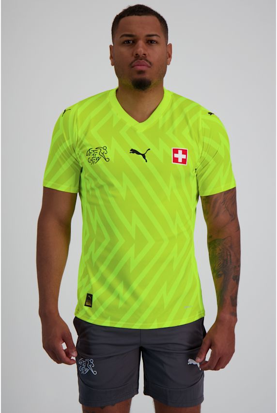 PUMA Suisse Replica maillot de gardien hommes EURO 2024 jaune Jaune 31332 1