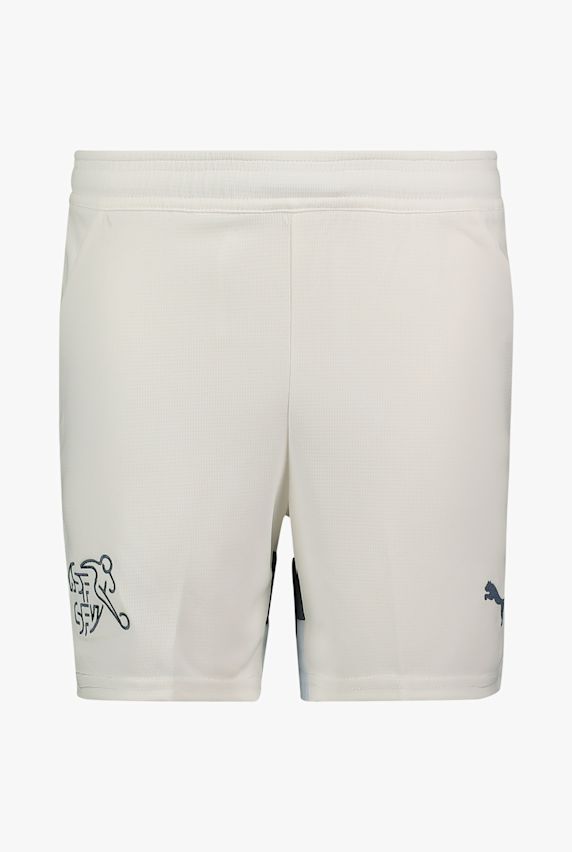 PUMA Svizzera Away Replica short bambini EURO 2024 Bianco 31328 1