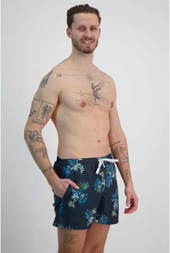 Quiksilver Floraliby Volley 15 Inch Herren Badeshort Blau 31900 1