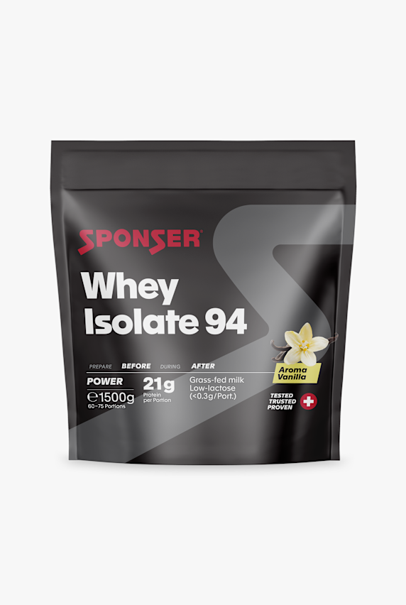 Sponser Whey Isolate 94 Vanilla 1500 g Proteinpulver Beige 31941 1