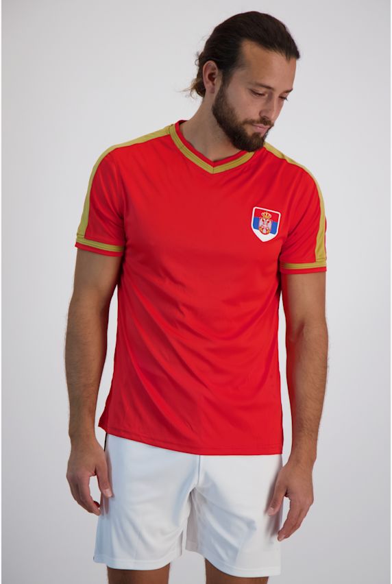 POWERZONE Serbien Fan Herren T-Shirt Rot 32005 1