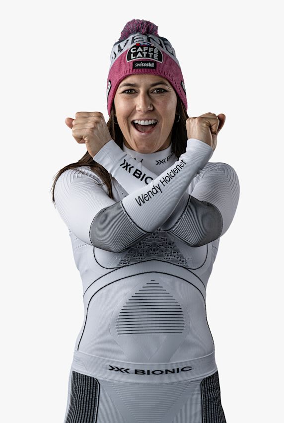 X Bionic Wendy Holdener Signature Edition Energy Accumulator 4.0 manche longue thermique femmes Blanc 32847 1