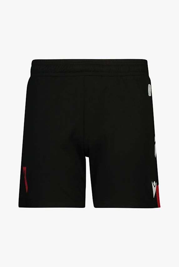 Macron Albanien Home Replica Kinder Short EM 2024 Schwarz 32897 1