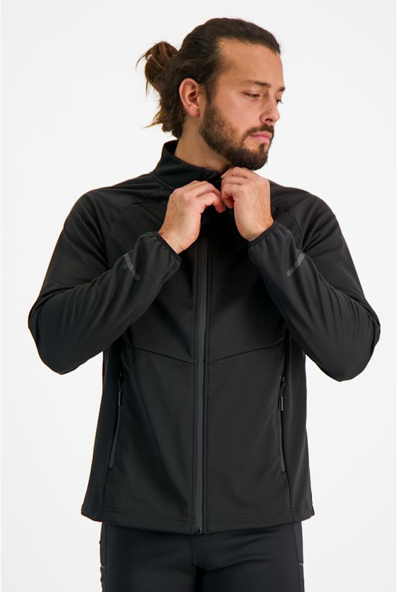 POWERZONE Softshell veste de course hommes Noir 33215 1