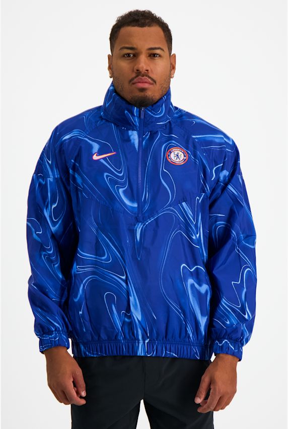 Nike FC Chelsea Windrunner Herren Trainingsjacke Blau 33347 1