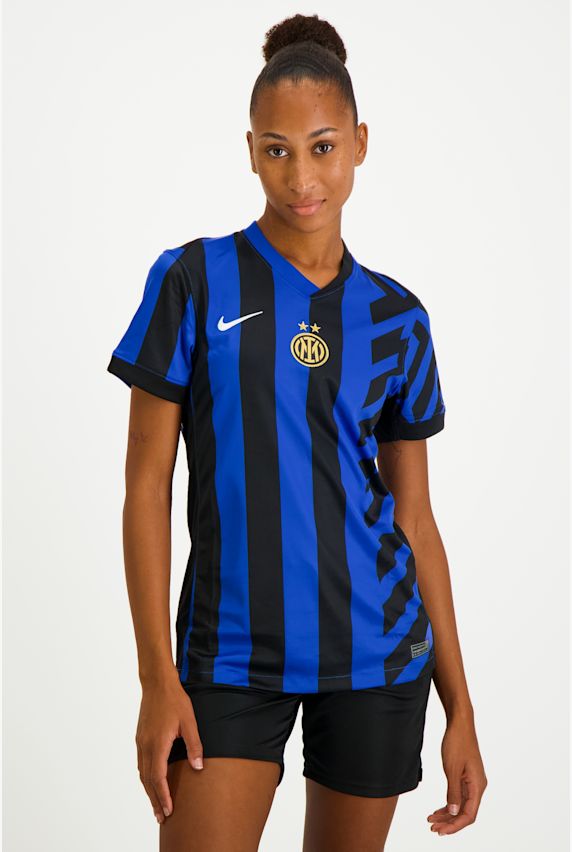 Nike Inter Mailand Home Replica Damen Fussballtrikot 24/25 ohne Sponsor Blau 33423 1