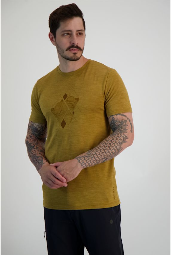 46 NORD Merino t-shirt hommes Beige 33585 1